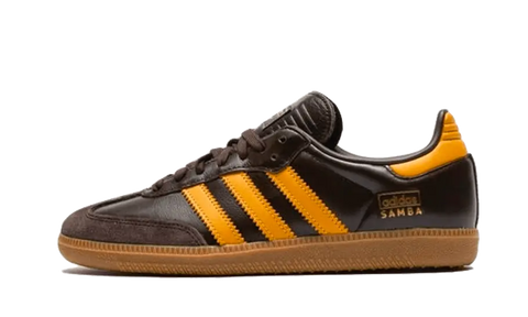 Samba OG Dark Brown Yellow