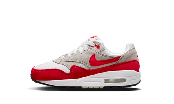 Air Max 1 White University Red (enfant)