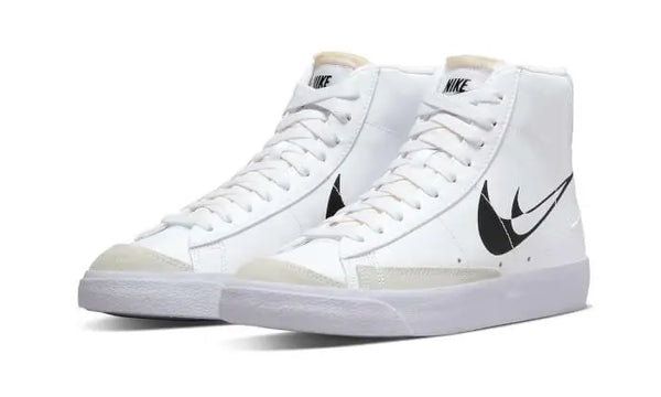 Blazer Mid '77 Doble Negativo Blanco Negro