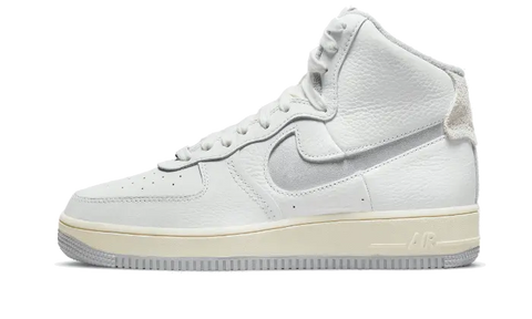 Air Force 1 High Sculpt White Silver