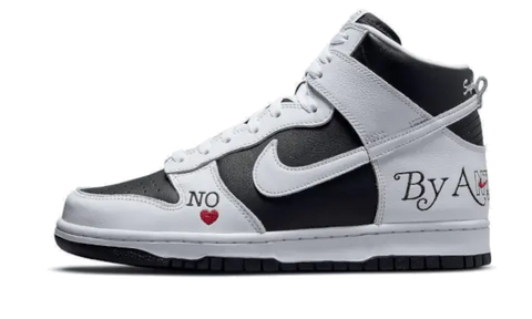 SB Dunk High Supreme By Any Means Black