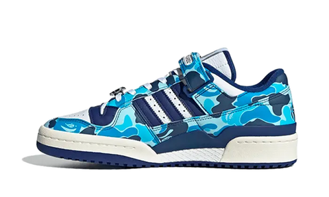 Forum 84 Low Bape 30th Anniversary Blue Camo