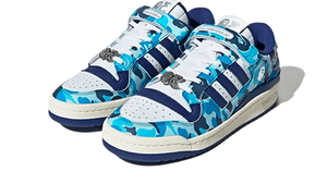 Adidas Forum 84 Low Bape 30th Anniversary Blue Camo
