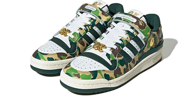 Adidas Forum 84 Low Bape 30th Anniversary Green Camo