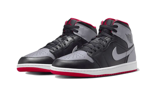 Air Jordan 1 Mid Black Grey Red