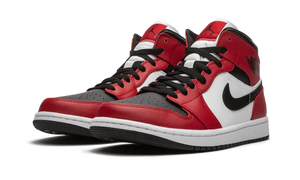 Air Jordan 1 Mid Chicago Black Toe - 554725-069
