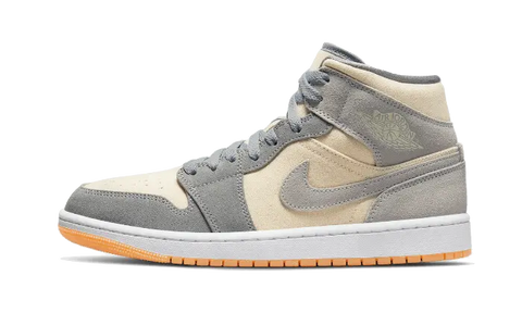 Air Jordan 1 Mid Coconut Milk Particle Gris
