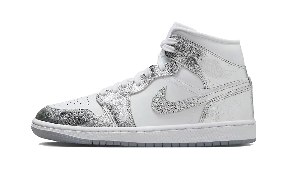 Air Jordan 1 Mid Cromo Arrugado