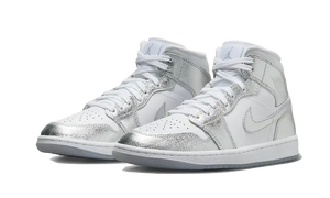 Air Jordan 1 Mid Crinkled Chrome