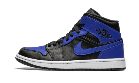 Air Jordan 1 Mid Hyper Royal Tumbled Leather