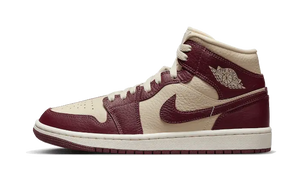 Air Jordan 1 Mid Split Beach Cherrywood Red