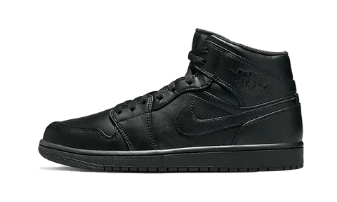 Air Jordan 1 Mid Triple Black (2022)