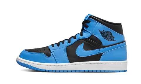 Air Jordan 1 Mid University Bleu Noir