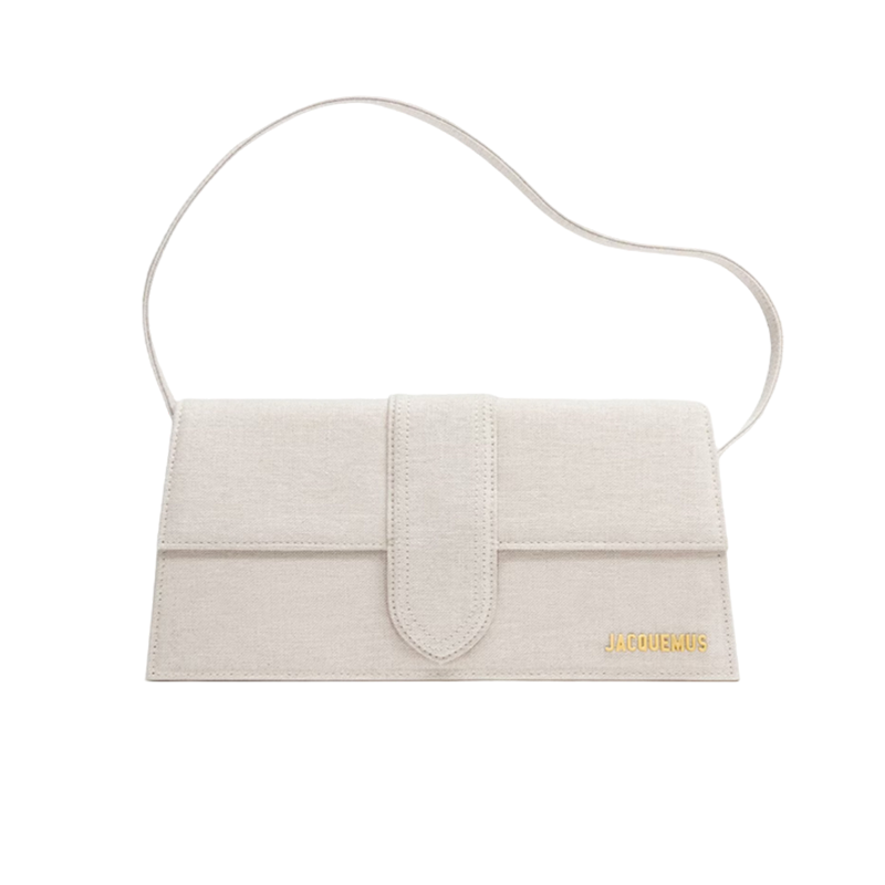 Bambino Long Light Greige Linen - Jacquemus