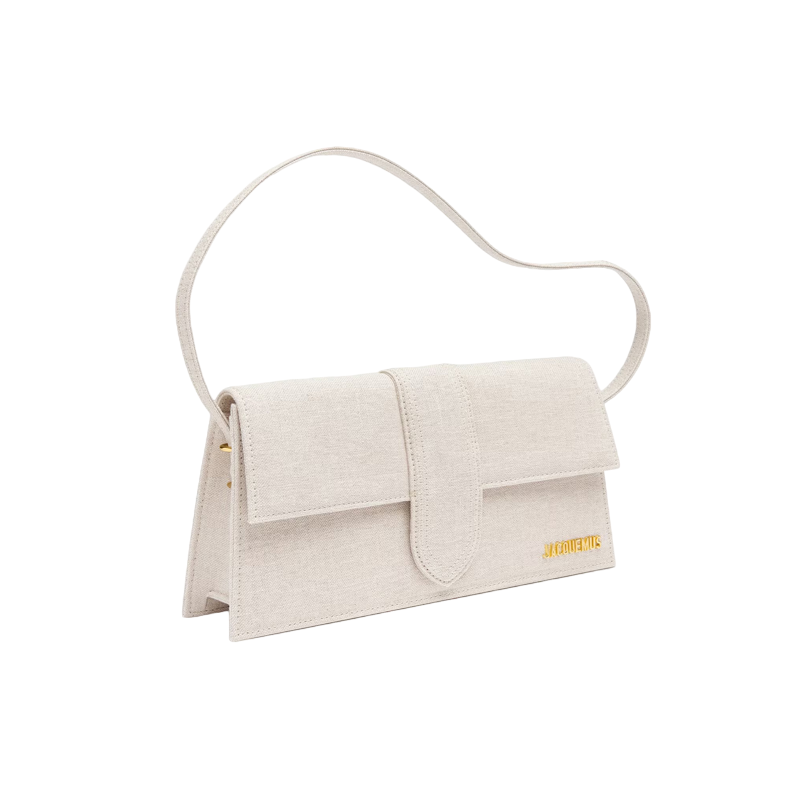 Bambino Long Light Greige Linen - Jacquemus