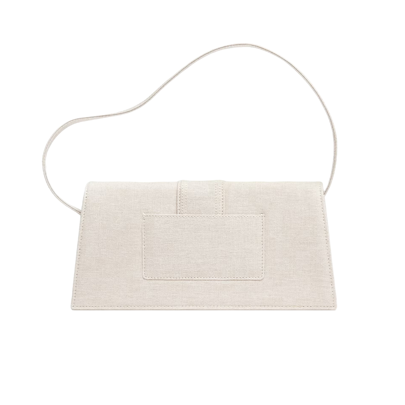Bambino Long Light Greige Linen - Jacquemus