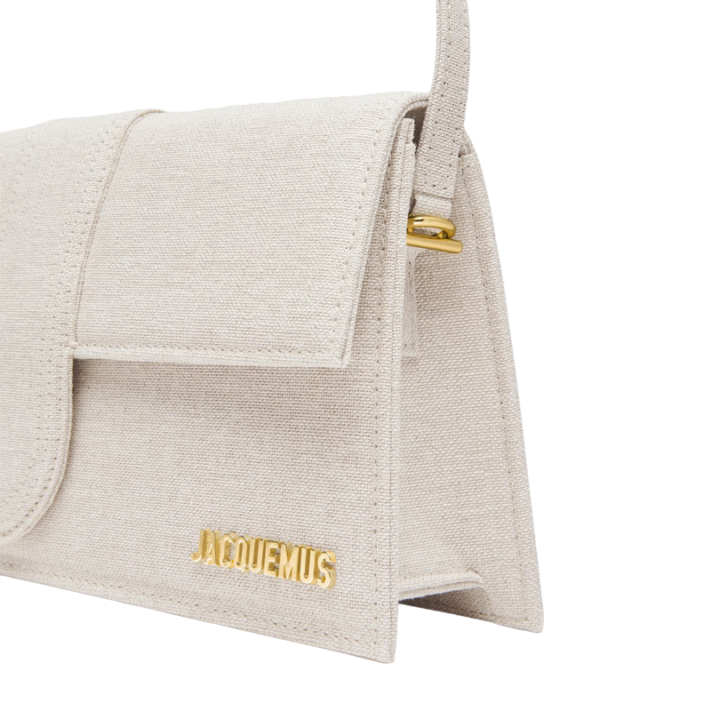 Bambino Long Light Greige Linen - Jacquemus