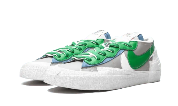 Nike Blazer Low Sacai Gris Medio Verde Clásico - DD1877-001