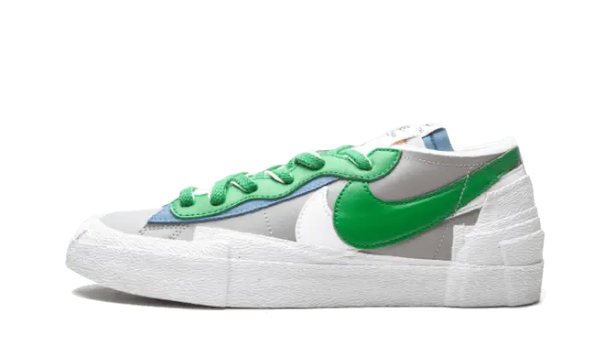 Nike Blazer Low Sacai Gris Medio Verde Clásico - DD1877-001
