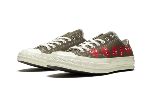 Converse Chuck Taylor All-Star 70s Ox Comme des Garçons Multi Heart Green - 162976C