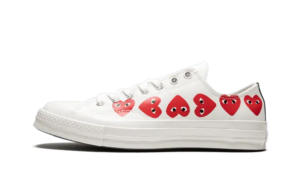 Converse Chuck Taylor All-Star 70s Ox Comme des Garçons Play Multi-Heart White - 162975C