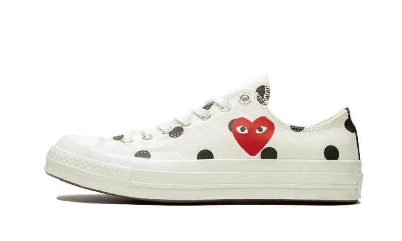 Converse Chuck Taylor All-Star 70s Ox Comme des Garcons PLAY Polka Dot White - 157249C