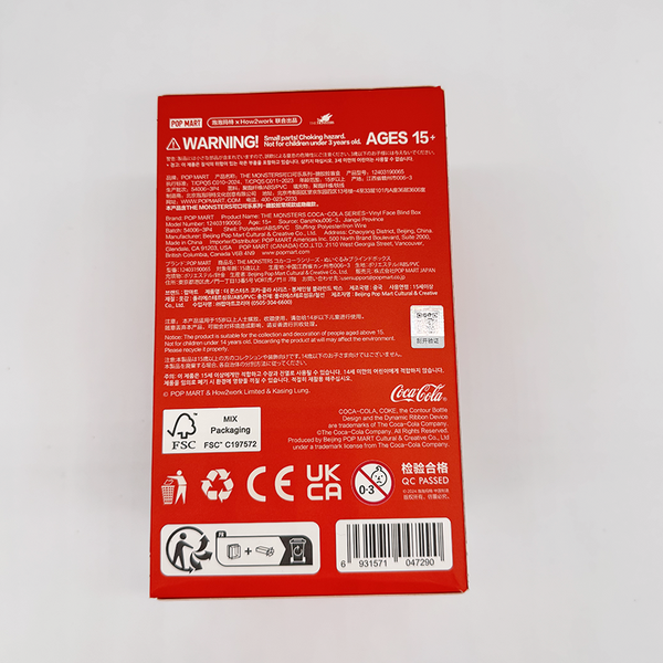 Labubu The Monsters Coca Cola (1 sealed box)
