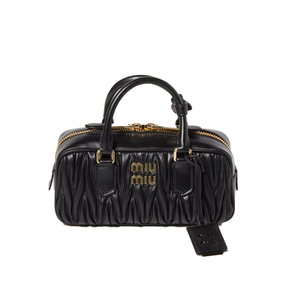 Arcadie Regular Nappa Matelassé Black