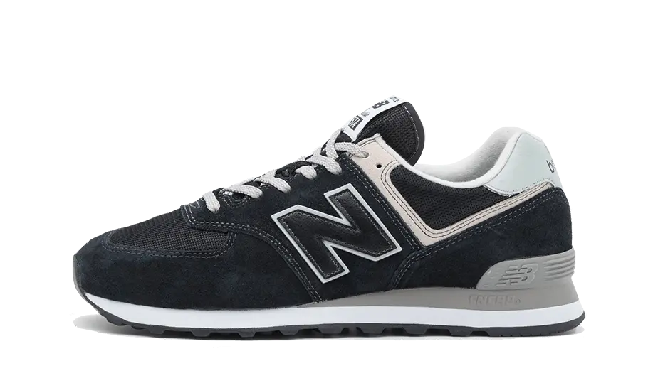 New Balance 574 Negro Blanco (2022)