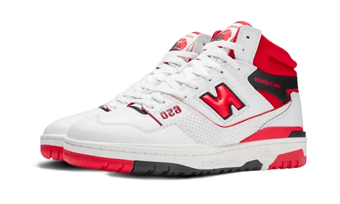 New Balance 650 White Red
