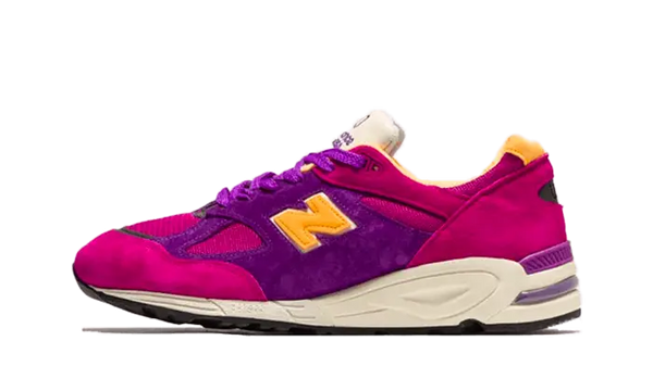 New Balance 990v2 MiUSA Teddy Santis Purple Yellow