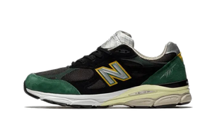 New Balance 990 V3 Black Green Yellow - M990CP3