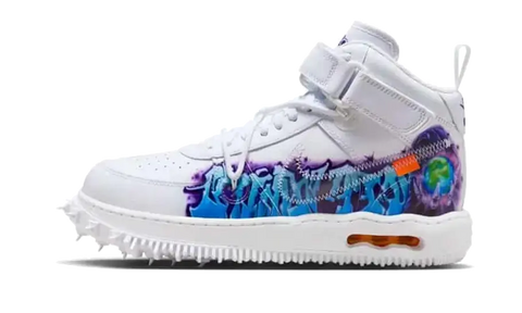 Air Force 1 Mid SP Graffiti blanc cassé