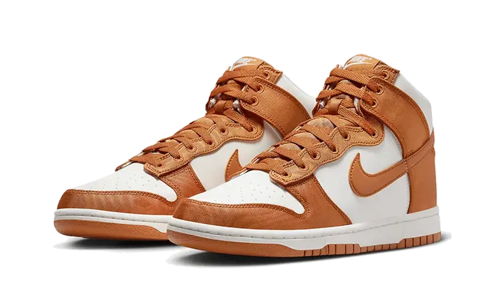 Nike Dunk High Satin Curry