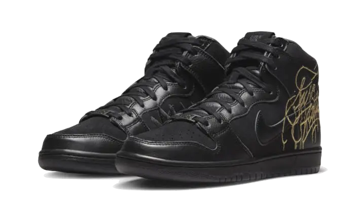 Nike SB Dunk High FAUST Black Gold