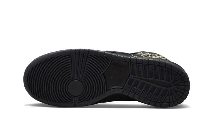 Nike SB Dunk High FAUST Black Gold