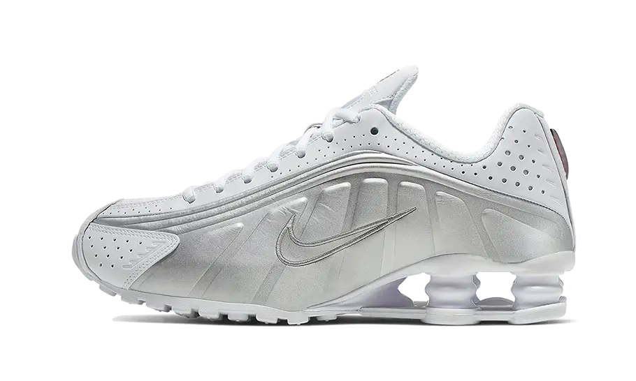 Shox R4 White Metallic Silver Sneakers Nike - Main Image