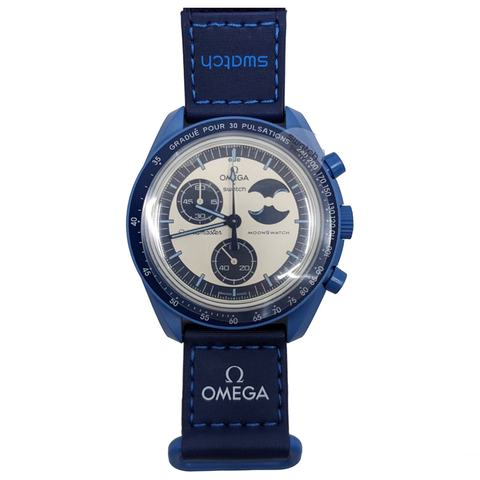 Bioceramic Moonswatch Misión a la Super Blue Moonphase