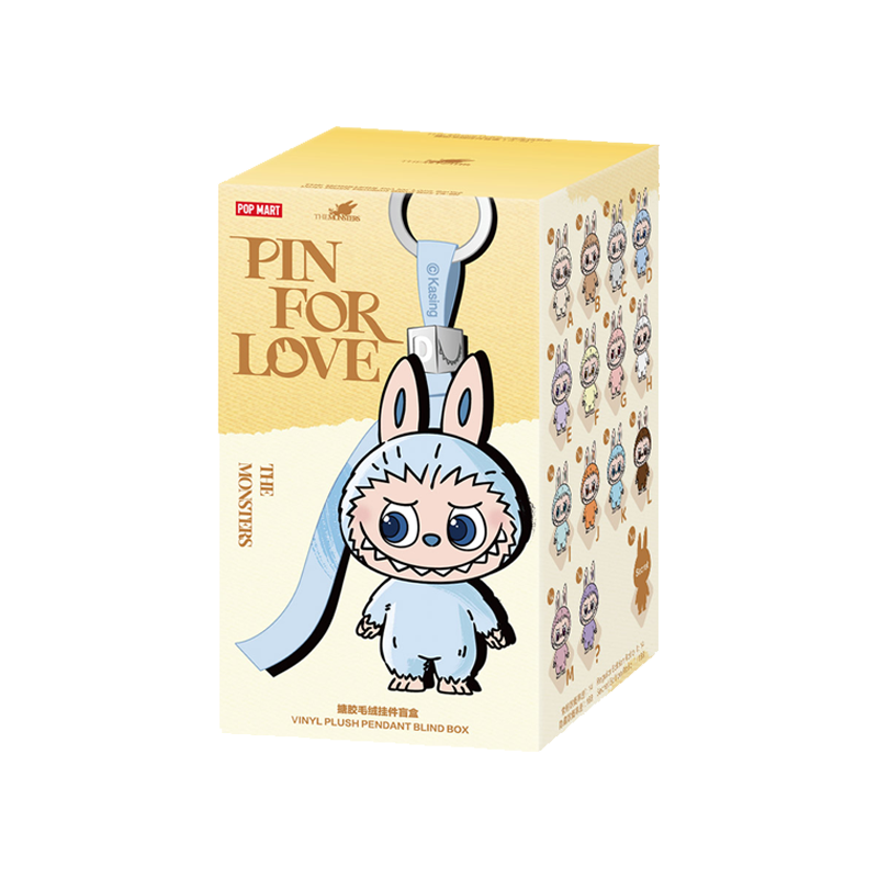 Labubu The Monster Pin For Love A-M (1 box sigillato) Pop Mart