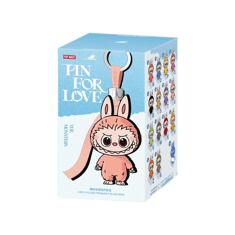 Labubu The Monster Pin For Love N-Z (1 box sigillato) Pop Mart
