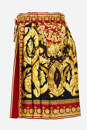 Skirt In Barocco 92 Foulard On Silk Twill