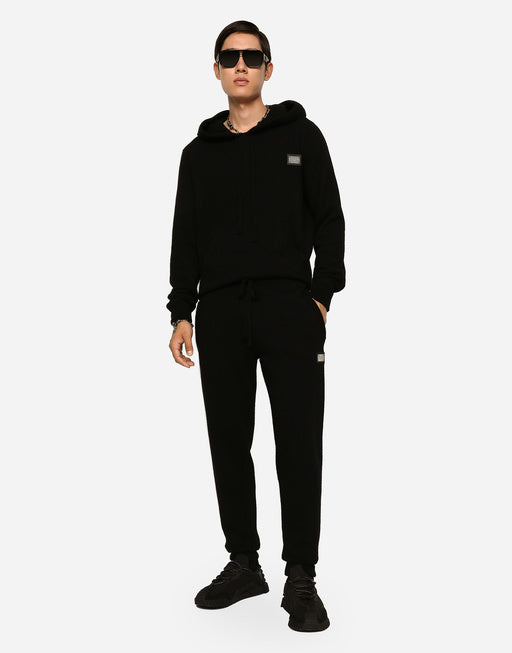 HOODED SWEATER IN WOOL AND CASHMERE