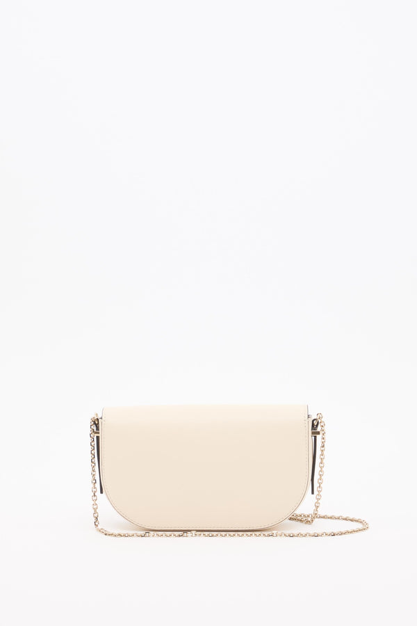 POUCH CON CATENA VLOGO WALK IN VITELLO