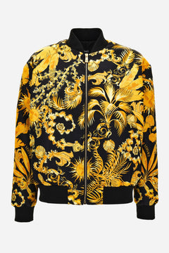 Blouson In Twill Poly Print Barocco Palm Allover