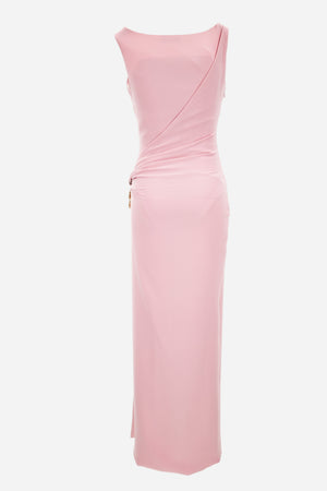 Gown In Silk Cady
