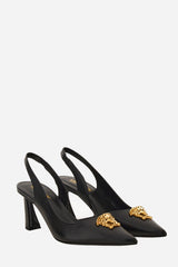 La Medusa Sling Back  In Calf Leather