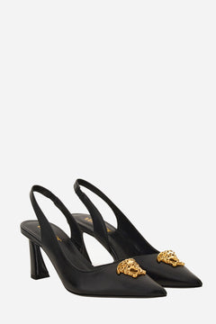 La Medusa Sling Back  In Calf Leather