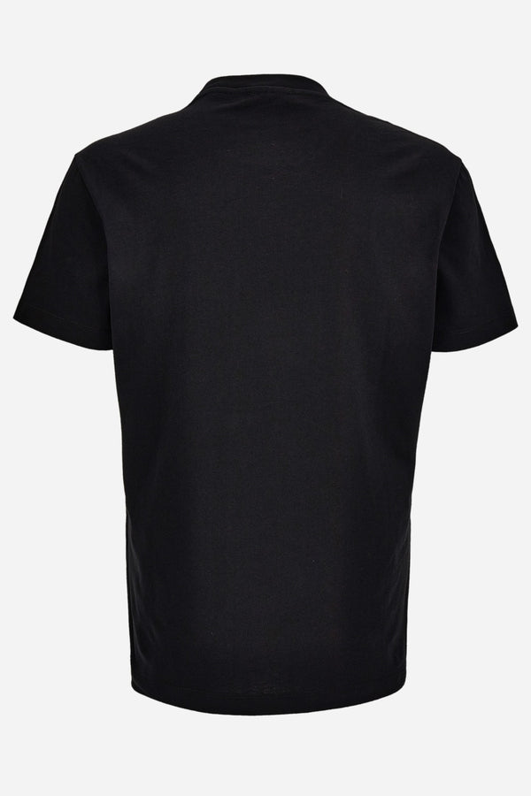 T-Shirt In Jersey Fabric-Medusa Versace Greca Print