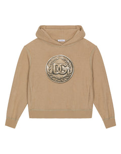HOODIE WITH COIN PRINT