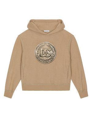 HOODIE WITH COIN PRINT